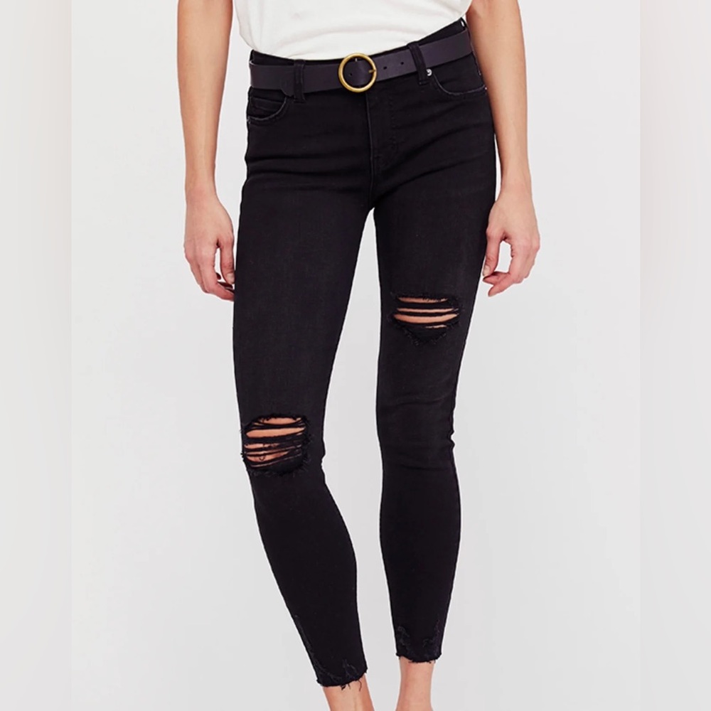 Free People | Shark bite Skinny Jean